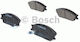 Bosch Front Brake Pad for Hyundai Accent / Getz / Lantra / S-Coupe for Subaru Justy 4pcs