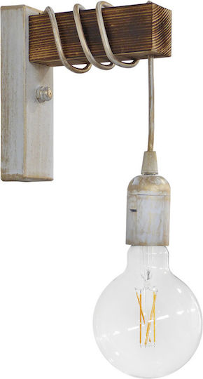 Heronia Modern Lumină de Perete cu Soclu E27 Alb 15x5x20cm