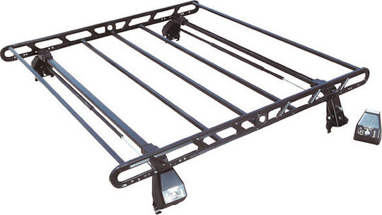 Hermes SGS1 Metallic Car Roof Rack for Volkswagen Bora / Golf 4/5D 1998-2003 (Set with Legs and Locks)