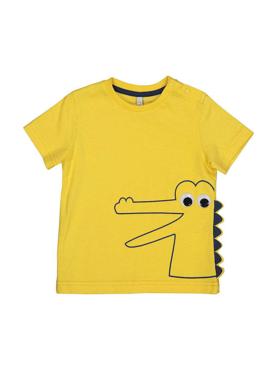 Birba Trybeyond Kids T-shirt Yellow Crocodile