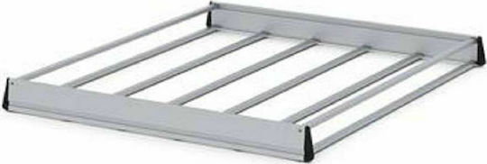 Nordrive Покривен багажник за кола Алуминий 140x130см Универсален (без крака)