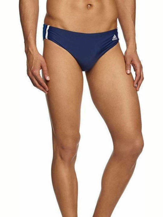 adidas Infinitex 3-Stripes Men's Swimwear Slip Navy Blue
