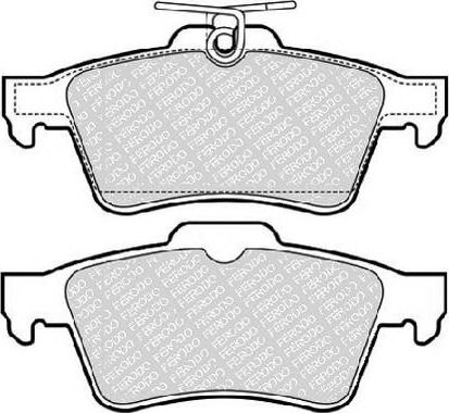 Ferodo Σετ Τακάκια Πίσω 4τμχ για Opel Signum / Vectra Renault Laguna Saab 9-3