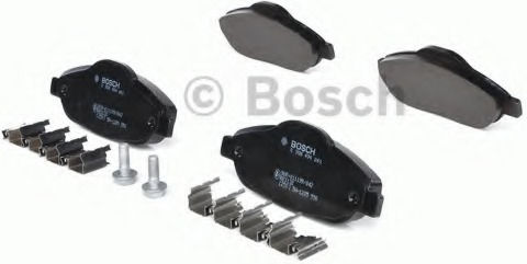 Bosch Σετ Τακάκια Εμπρός 4τμχ για Peugeot 3008 / 308