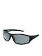 Invu Men's Sunglasses with Black Plastic Frame and Black Lens A2105A