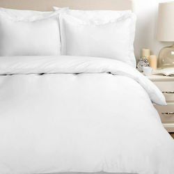 Palatex Hotel Duvet Cover with Zipper Polycotton 150TC 160x240cm
