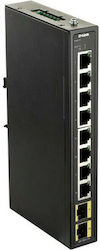 D-Link DIS-100G-10S Unmanaged L2 Switch with 8 Gigabit (1Gbps) Ethernet Ports and 2 SFP Ports