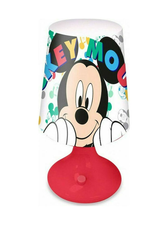 Led Kids Portable Lamp Mickey Mini Multicolour 9x9x18εκ.