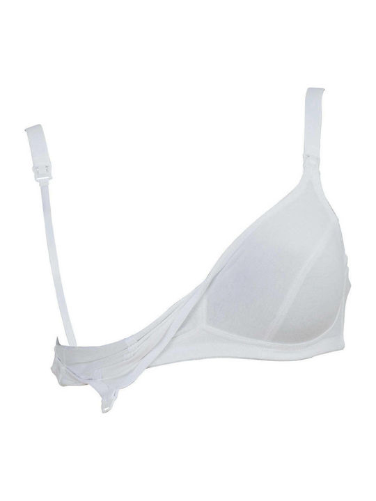 5014 Cotton Nursing Bra White