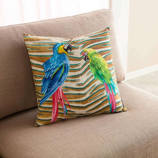 Gofis Home Dekorativer Kissenbezug Zazu aus 100% Baumwolle 334 43x43cm