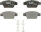 Delphi Σετ Τακάκια Πίσω 4τμχ για Alfa Romeo Mito Fiat Bravo / Multipla / Stilo Lancia Delta