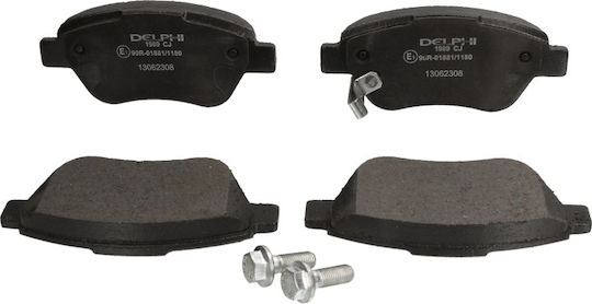 Delphi Brake Pad Front 4pcs for Fiat Doblo Opel Adam