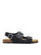 Leder Herrensandalen Apure Negro