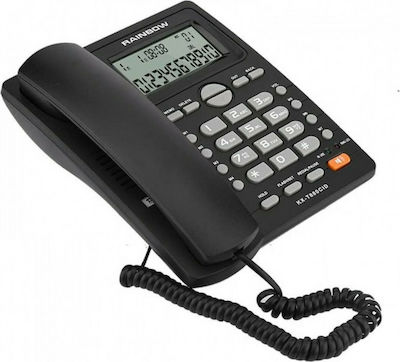 KX-T880CID Ενσύρματο Τηλέφωνο Γραφείου Μαύρο