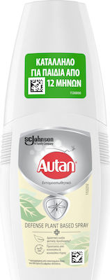 Autan Defense Plant Based Insektenabwehrmittel Lotion in Spray Geeignet für Kinder 100ml