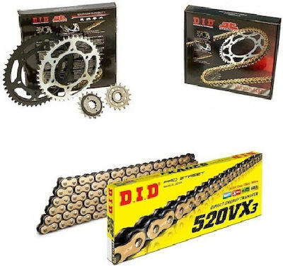 DID Chain & Sprocket Kit (16-47-520VXGB) for BMW F 650 GS 2009-2012