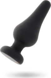 Intense Anal Plug Pipo S Silicone Dop Anal Black 9.8cm