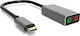 Powertech External USB-C 2.0 Sound Card Gray (PTH-045)