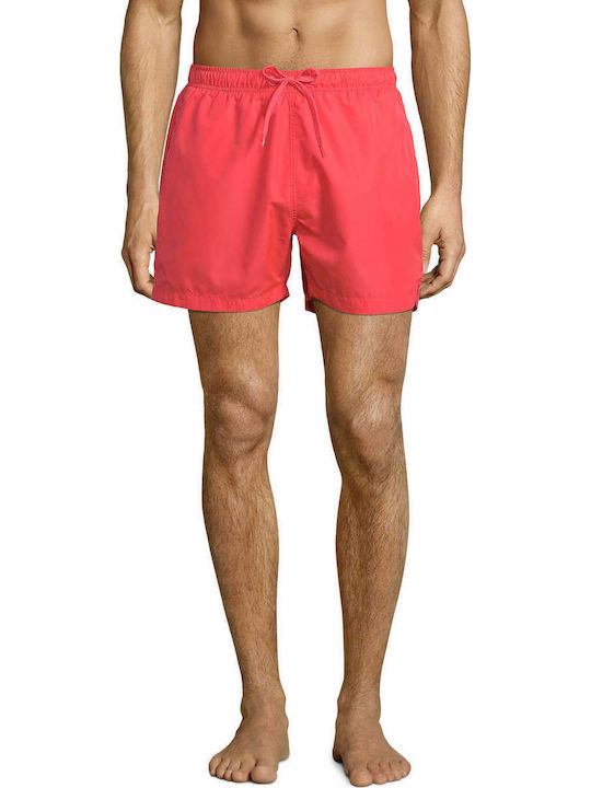 Sol's 01689 Men's Swimwear Shorts Neon Coral