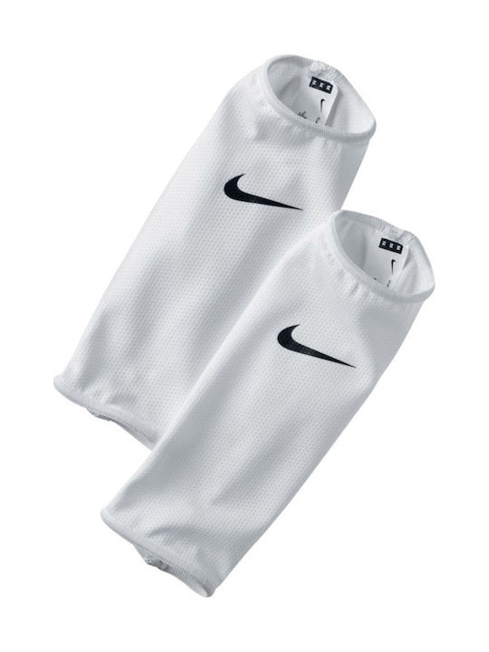 Nike Guard Lock Leg Sleeves for Football Shin Guards White