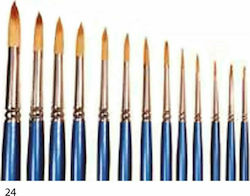 Art & Hobby No24 Round Paint Brush Πινέλο Στρογγυλό Νάυλον No24