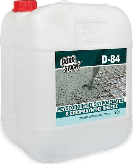 Durostick D-84 Mortar Improver Concrete Fluidizer & Setting Retarder 20kg 20kg ΝΤ8420