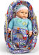 Avra Toys Set Papușă Bebe Micuț În Căruț 41 Cm