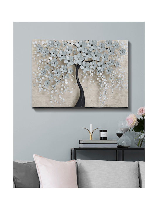 HomeMarkt Blossom Tree Painting on Canvas 100x70cm