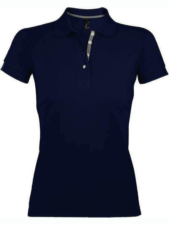 Sol's Portland Γυναικείο Διαφημιστικό T-shirt Κοντομάνικο French Navy