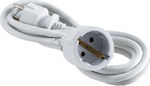 Extension Cable Cord 3 x 1.5mm²/5m White