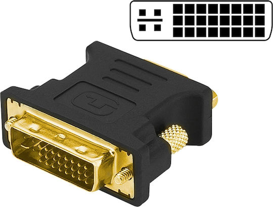 Blow Μετατροπέας DVI-I male σε VGA female 1τμχ DM-103