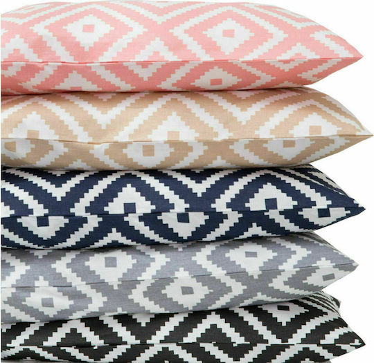 Borea Tribal Pillowcase Set Pink 50x70cm.