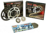 DID Chain & Sprocket Kit (17-45-525ZVMX) for Suzuki GSX-R 750 2006-2010