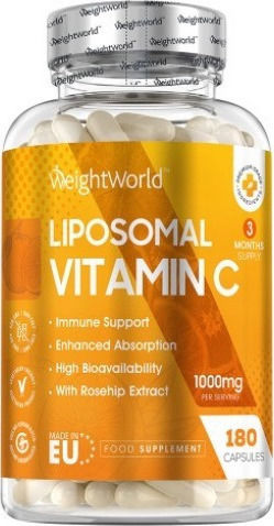WeightWorld Liposomal Vitamin C Витамин за Кожата & Антиоксидантно действие 1000мг 180 капси