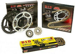 DID Chain & Sprocket Kit Golden (13-41-520DZ2/GB) for Honda NX 250 1988-1993