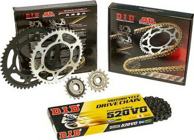 DID Chain & Sprocket Kit (14-38-520VO) for Honda CBR 250 2011-2013