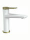 Karag Andare Mixing Sink Faucet Bianco / Bronze