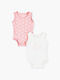 Losan Baby Bodysuit Underwear Set Sleeveless White