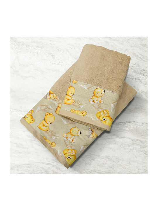 Lino Home Set of baby towels 2pcs Sailor Bear B...