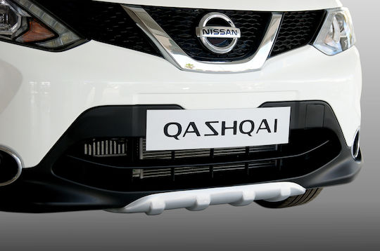 Front Car Spoiler 2014 Plastic Compatible with Nissan Qashqai 2013-2017