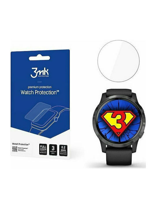 3MK Screen Protector for the Garmin Vivoactive 4S/Vivomove 3S 3pcs
