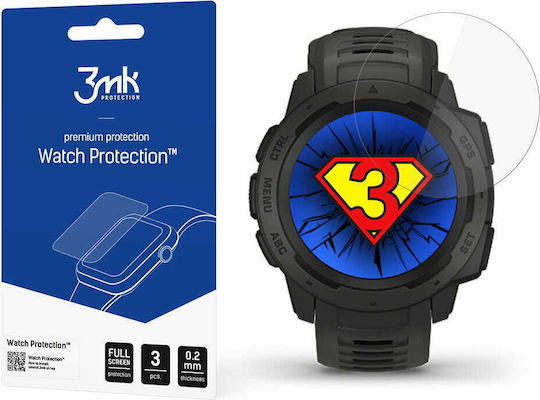 3MK Screen Protector for the Garmin Instinct 3pcs