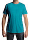 JHK TSRA-150 Ανδρικό Διαφημιστικό T-shirt Κοντομάνικο σε Τιρκουάζ Χρώμα