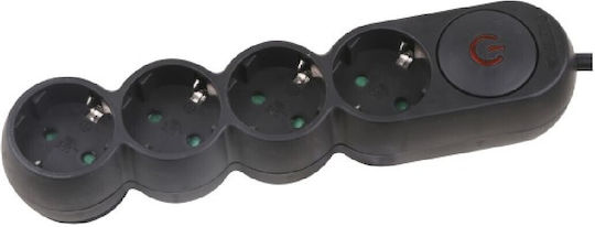 Spot Light Power Strip 4 Positions with Switch and Cable 3m