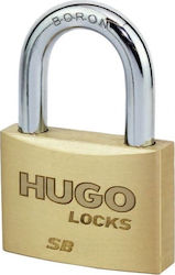 Hugo Locks SB 45 Stahl Vorhängeschloss Messing mit Schlüssel 45mm 1Stück