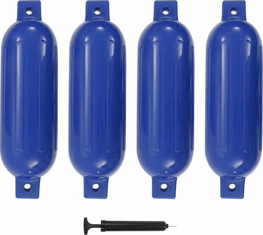 vidaXL Μπαλόνια Σκάφους PVC 51x14cm Μπλε 4τμχ