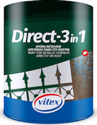 Vitex Χρώμα Αντισκωριακό Διαλύτου Direct-3 In 1 0.75lt Σκούρο Μπλε Γυαλιστερό Vitex Χρώμα Αντισκωριακό Διαλύτου Direct-3 In 1 0.75lt Σκούρο Μπλε Γυαλιστερό