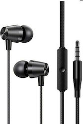 Usams EP-42 In-Ear Freihändig Kopfhörer mit Stecker 3.5mm Schwarz