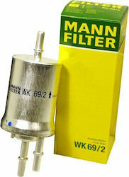 Mann Filter WK69/2 Φίλτρο Βενζίνης 4 Bar για Audi/Seat/Skoda/Vw