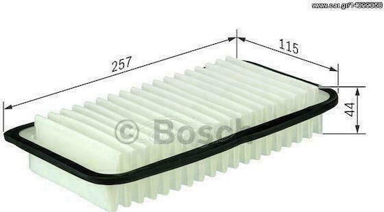 Bosch Car Air Filter for Citroen C1 Daihatsu Sirion Peugeot 107 Toyota Aygo / Yaris